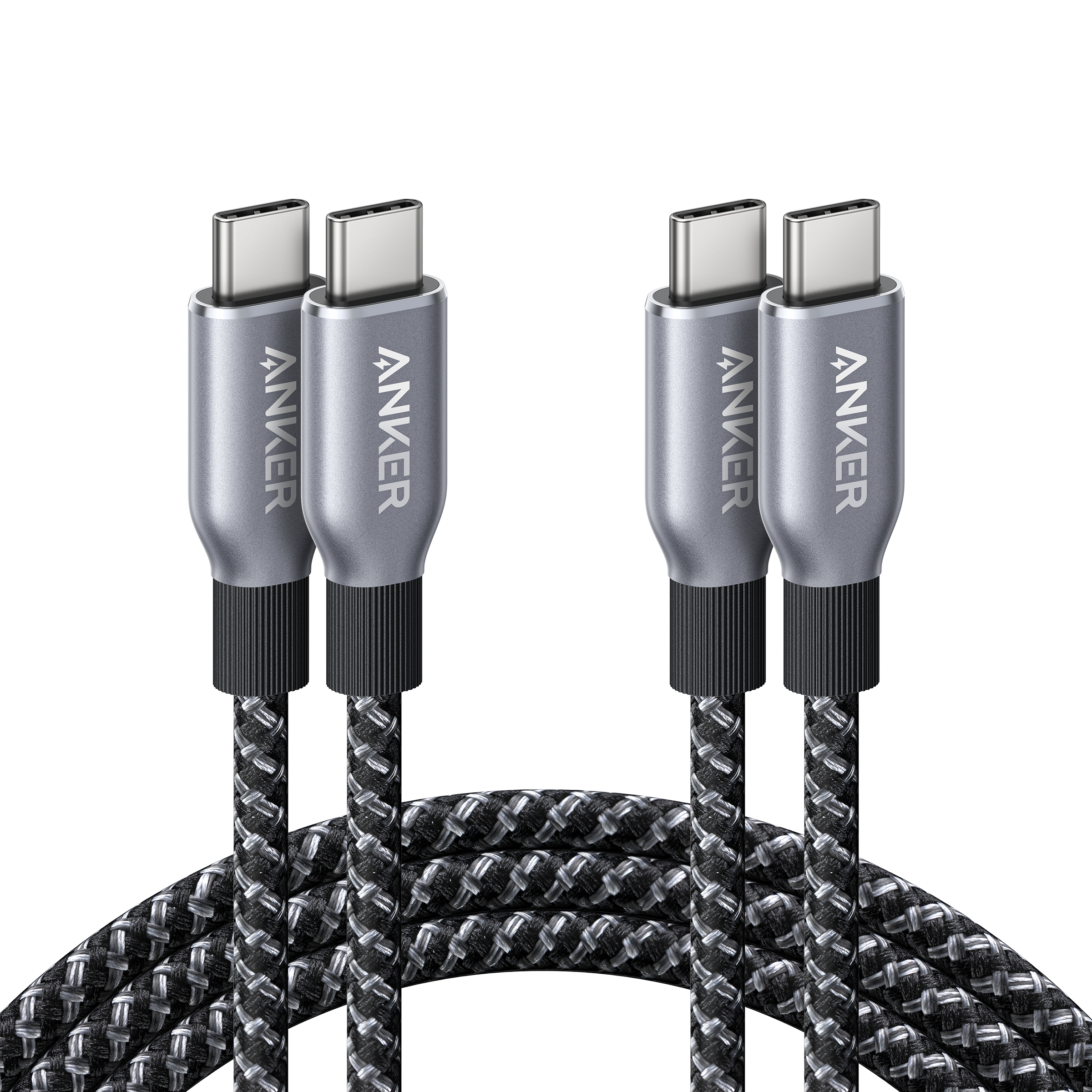 Prime USB-C to USB-C Cable (240W, Upcycled-Braided, 2-Pack) R1