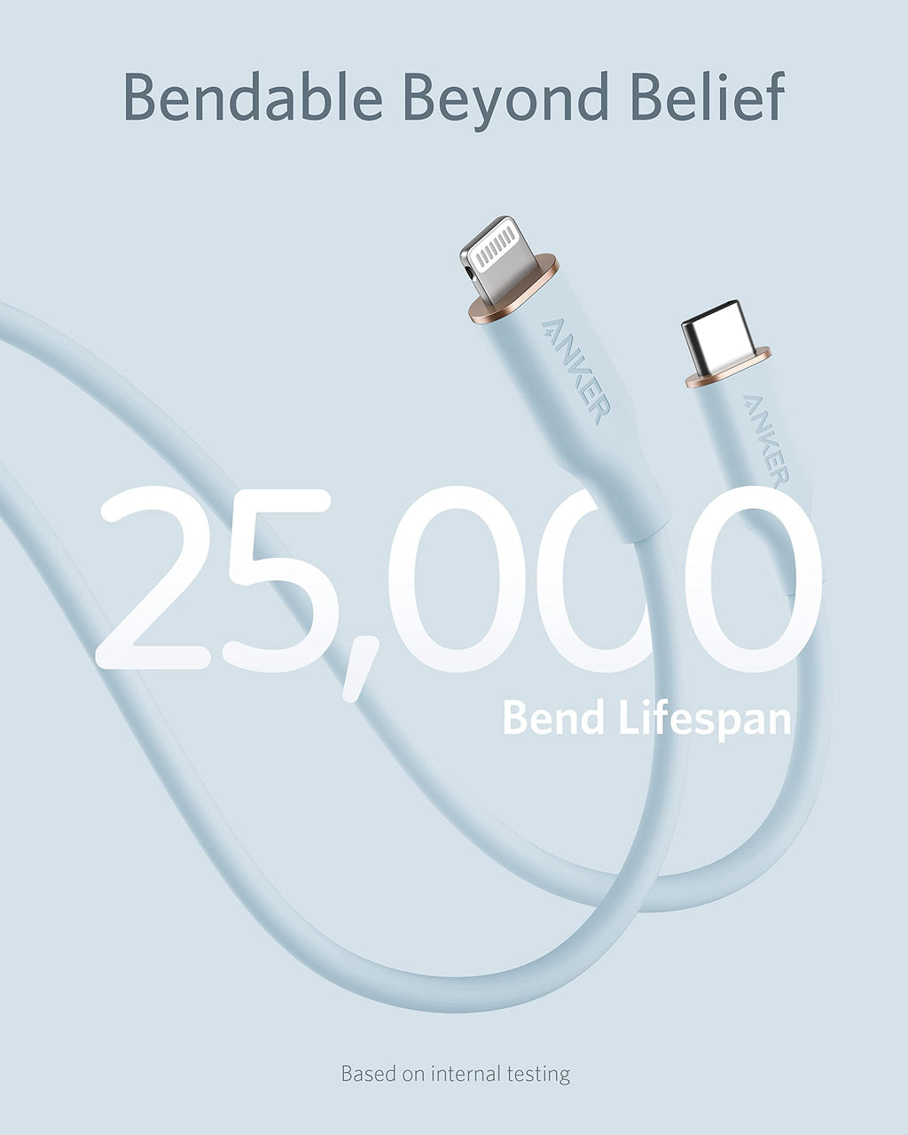 Refurbished 641 USB-C to Lightning Cable (Flow, Silicone) A2