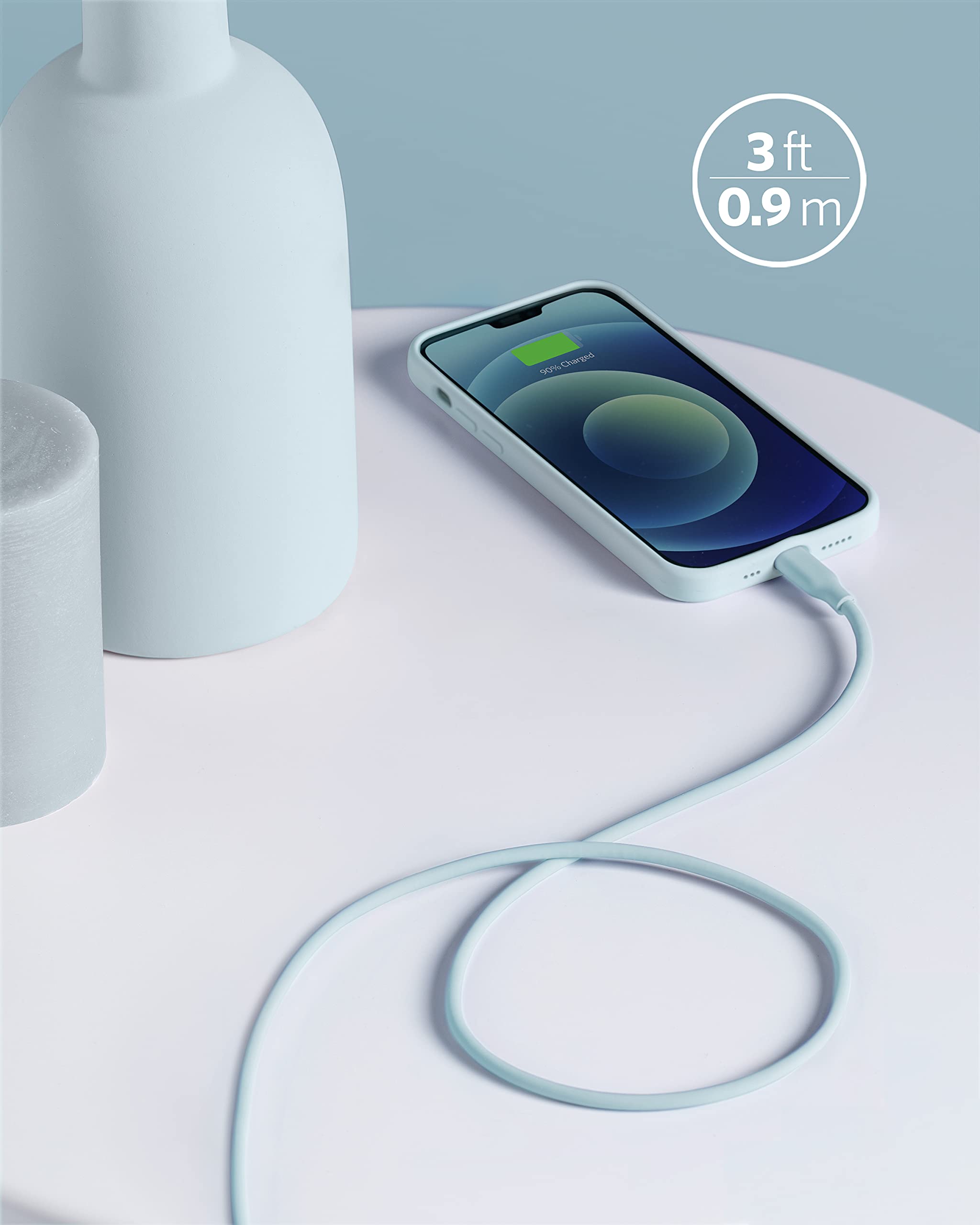 641 USB-C to Lightning Cable (Flow, Silicone) K9