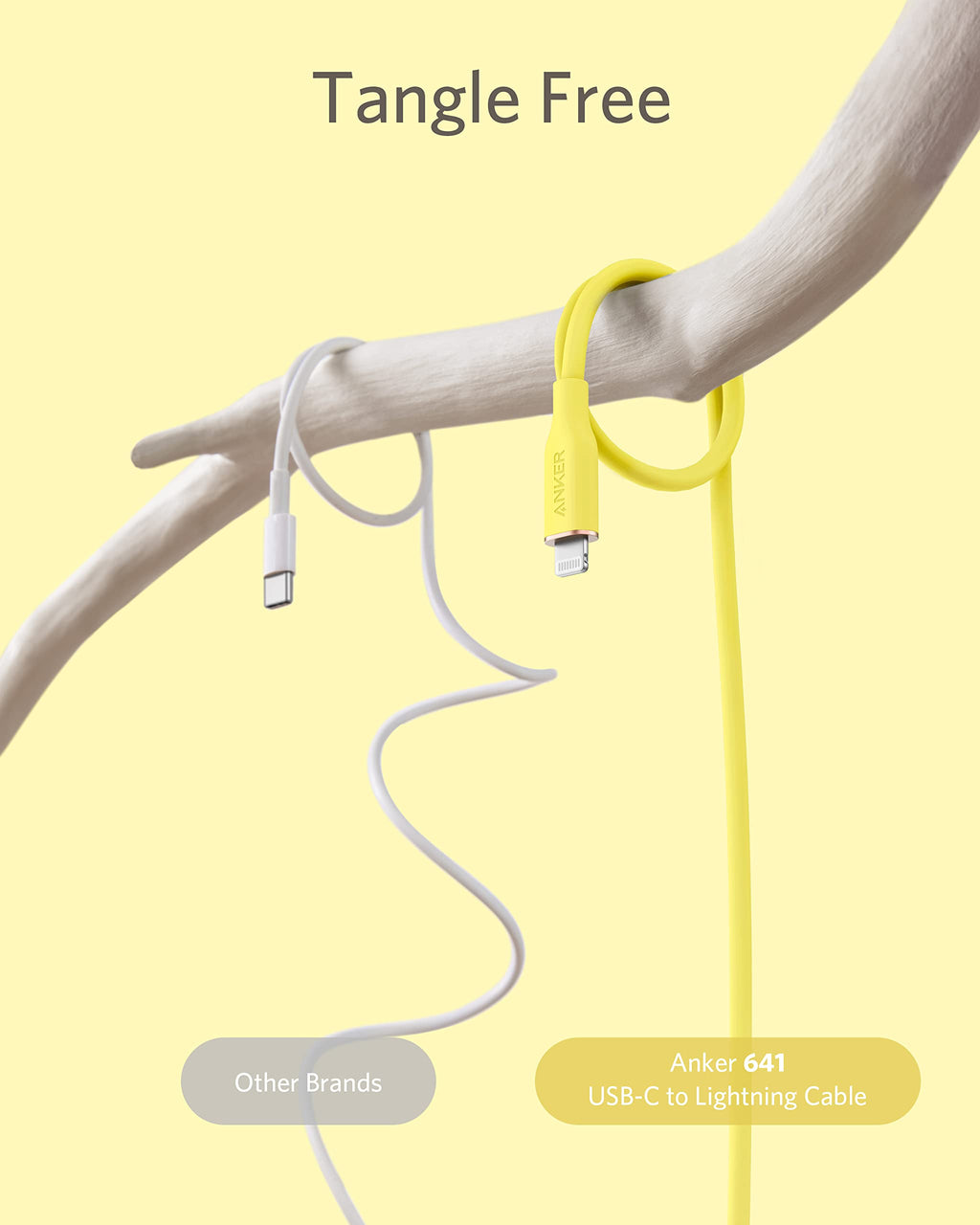 Refurbished 641 USB-C to Lightning Cable (Flow, Silicone) A2