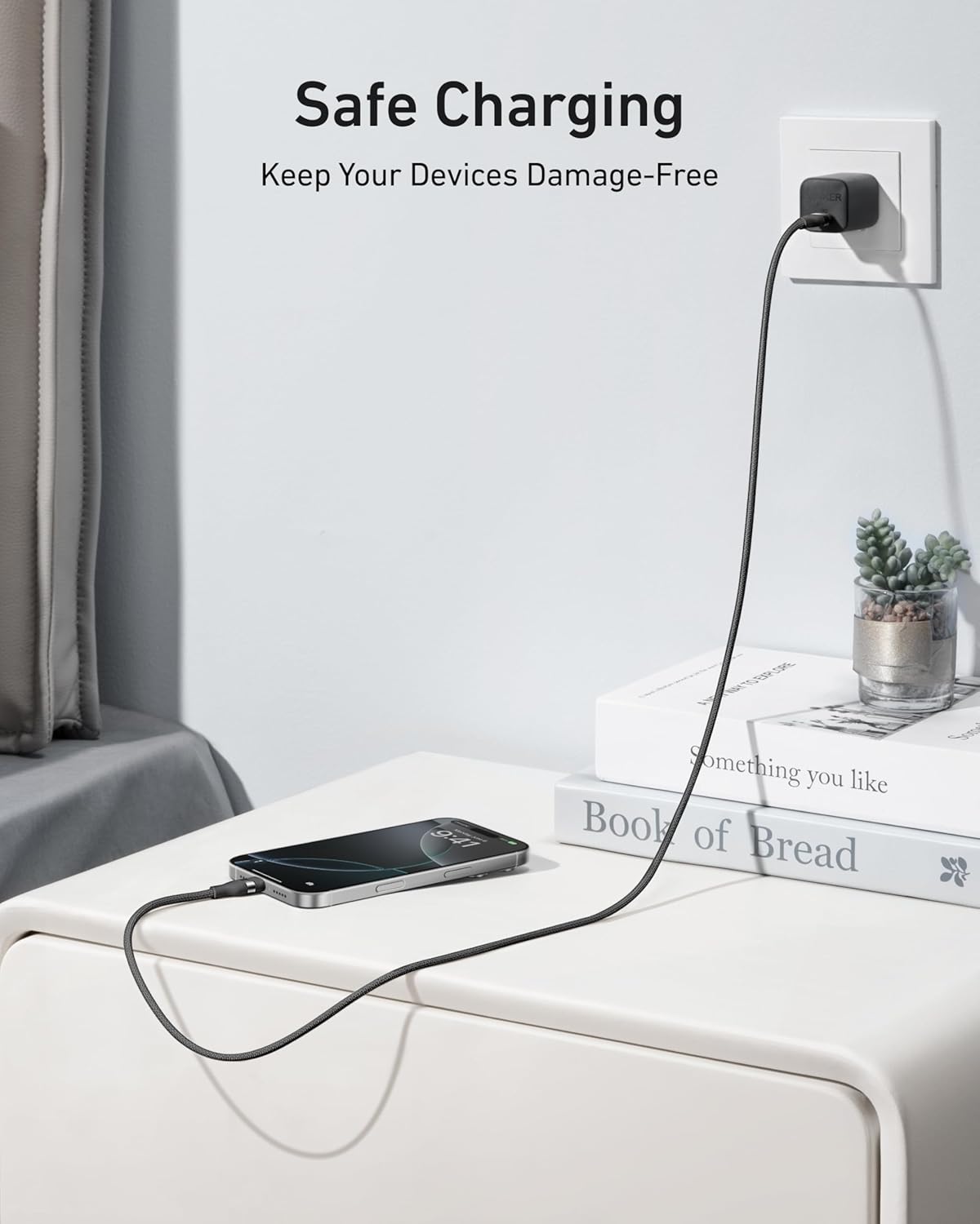 USB-C to USB-C Cable (3 ft / 6 ft, 240W, Upcycled-Braided) E6