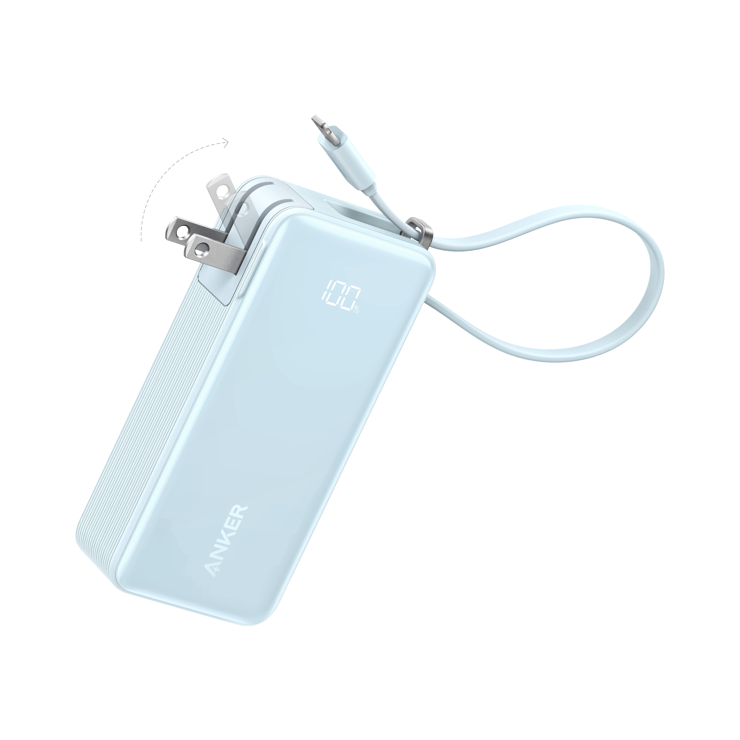 Power Bank (10K, Fusion, Built-In Cable) O7