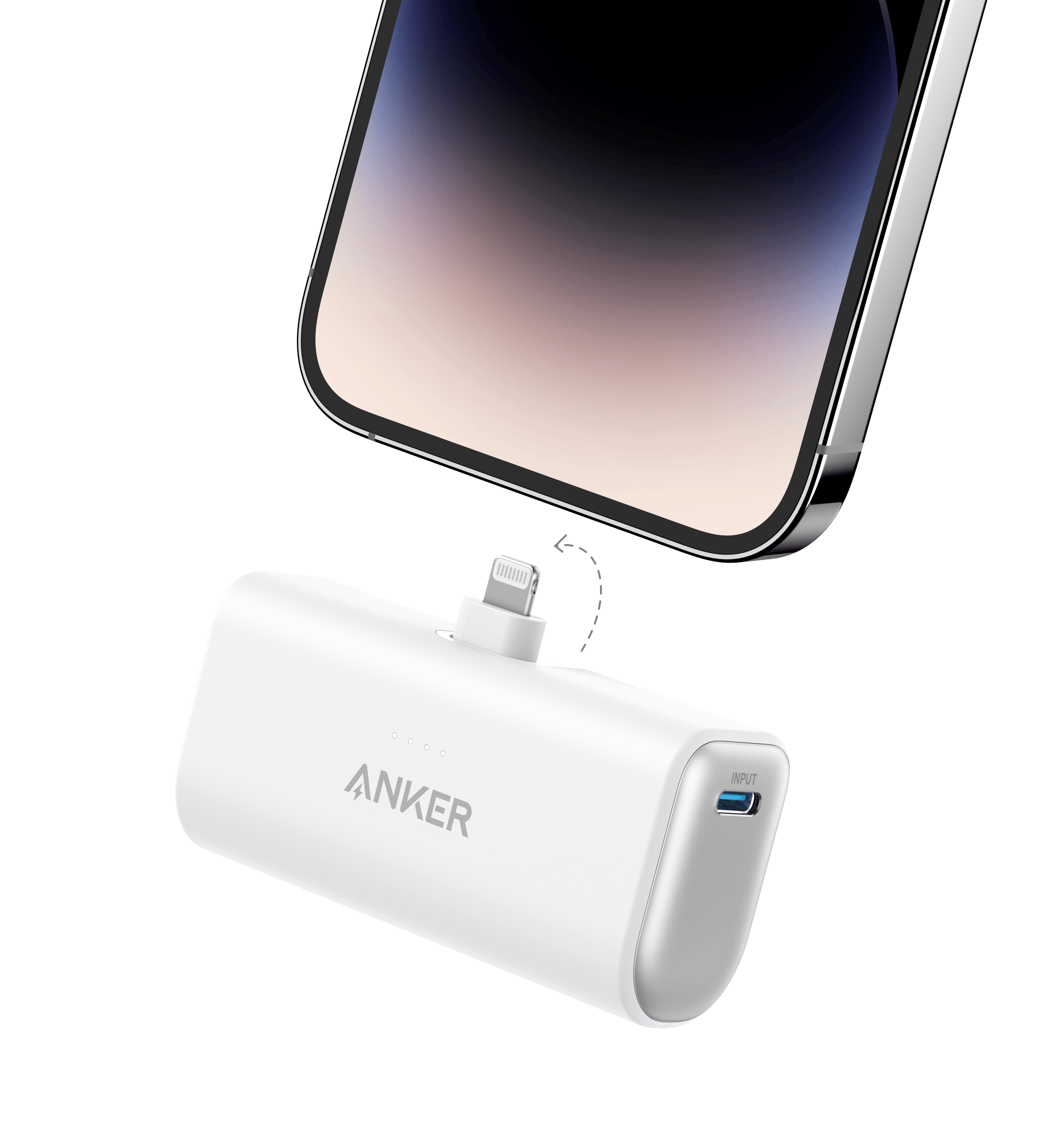 Nano Power Bank (12W, Built-In Lightning Connector)-boa P9