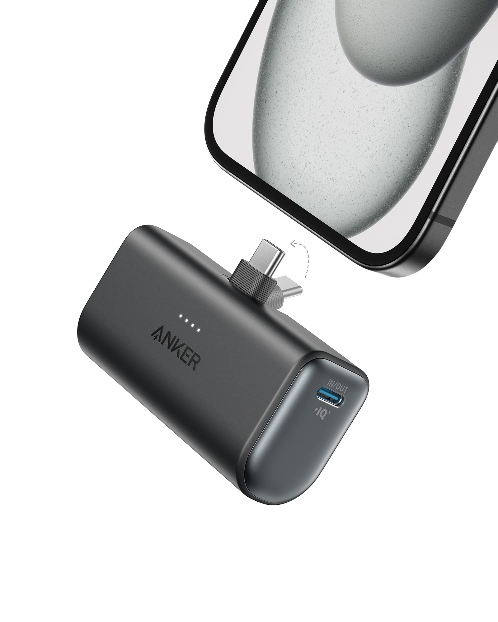 Nano Power Bank (22.5W, Built-In USB-C Connector) S0