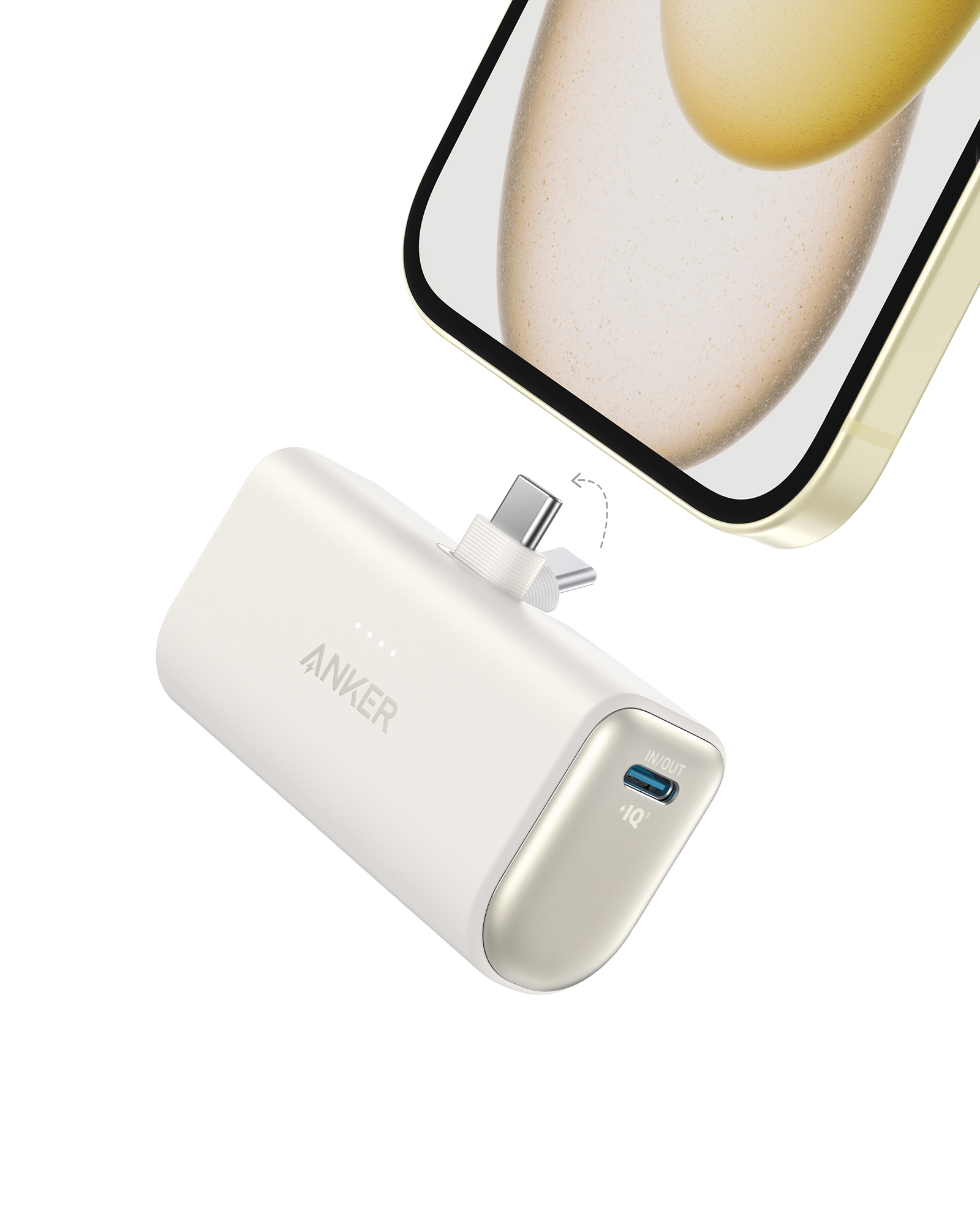 Nano Power Bank (22.5W, Built-In USB-C Connector) S0