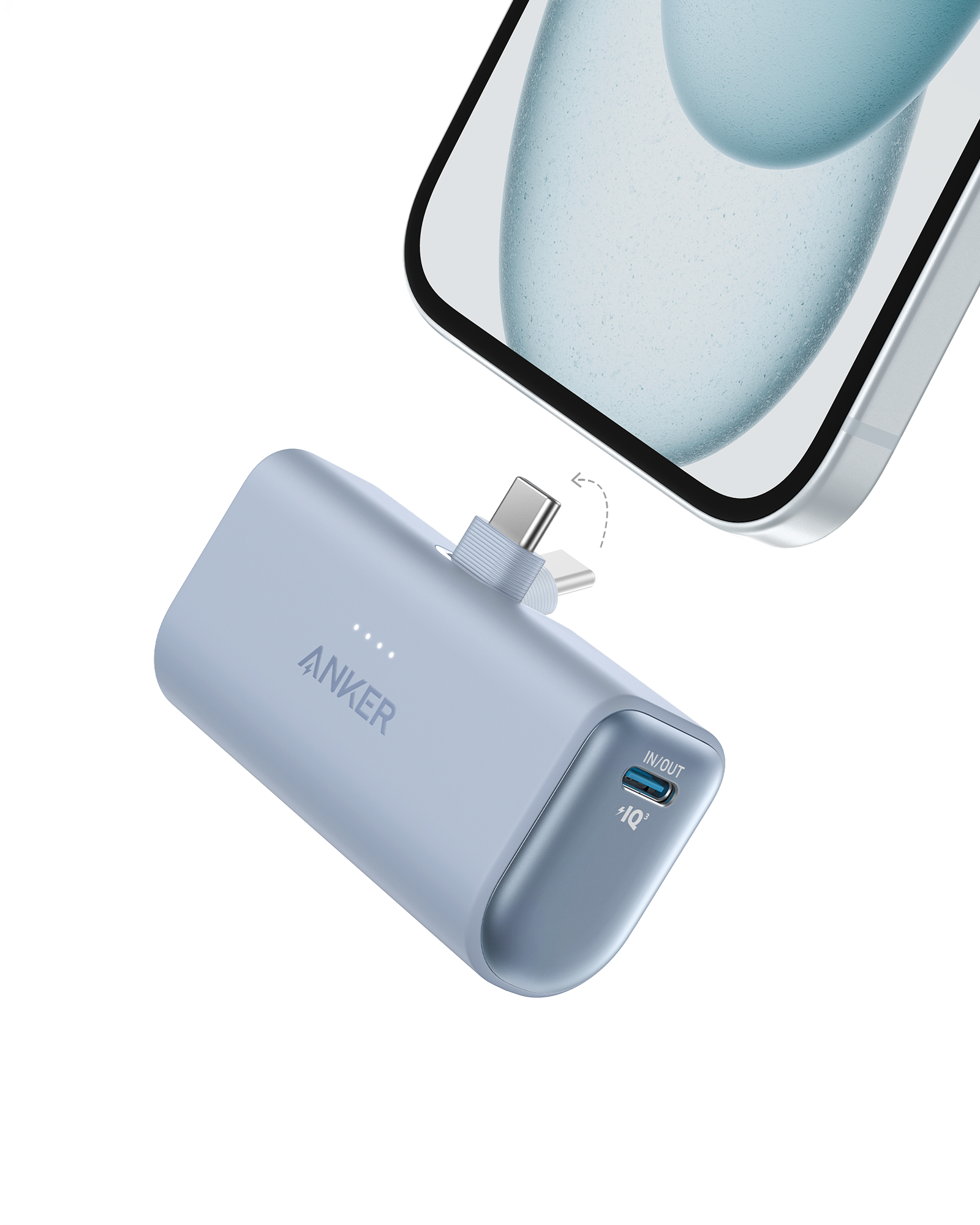 Nano Power Bank (22.5W, Built-In USB-C Connector) S0