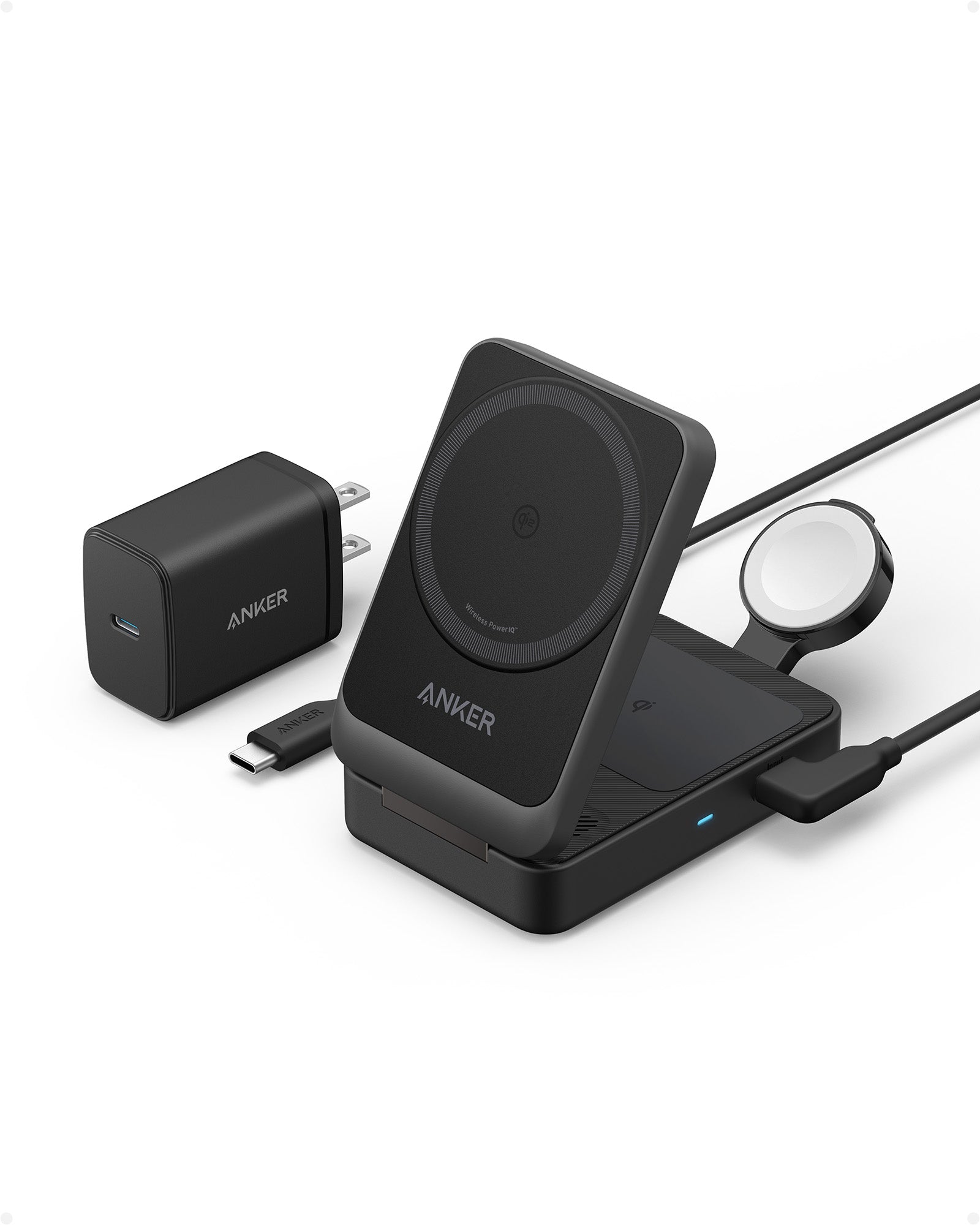 Refurbished MagGo Wireless Charging Station (Foldable 3-in-1) X2