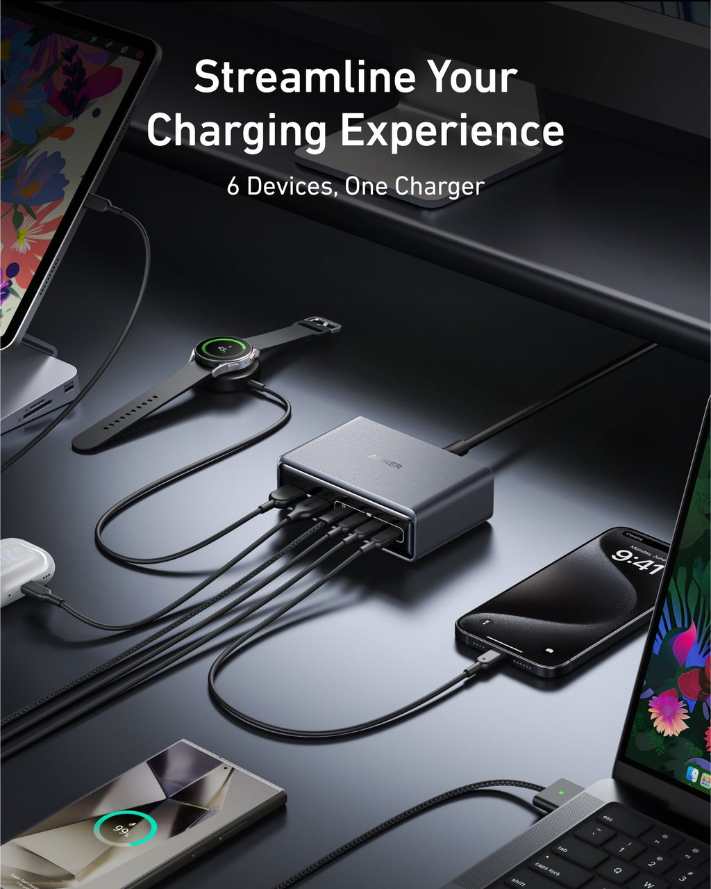 Prime Charger (200W, 6 Ports, GaN) W4