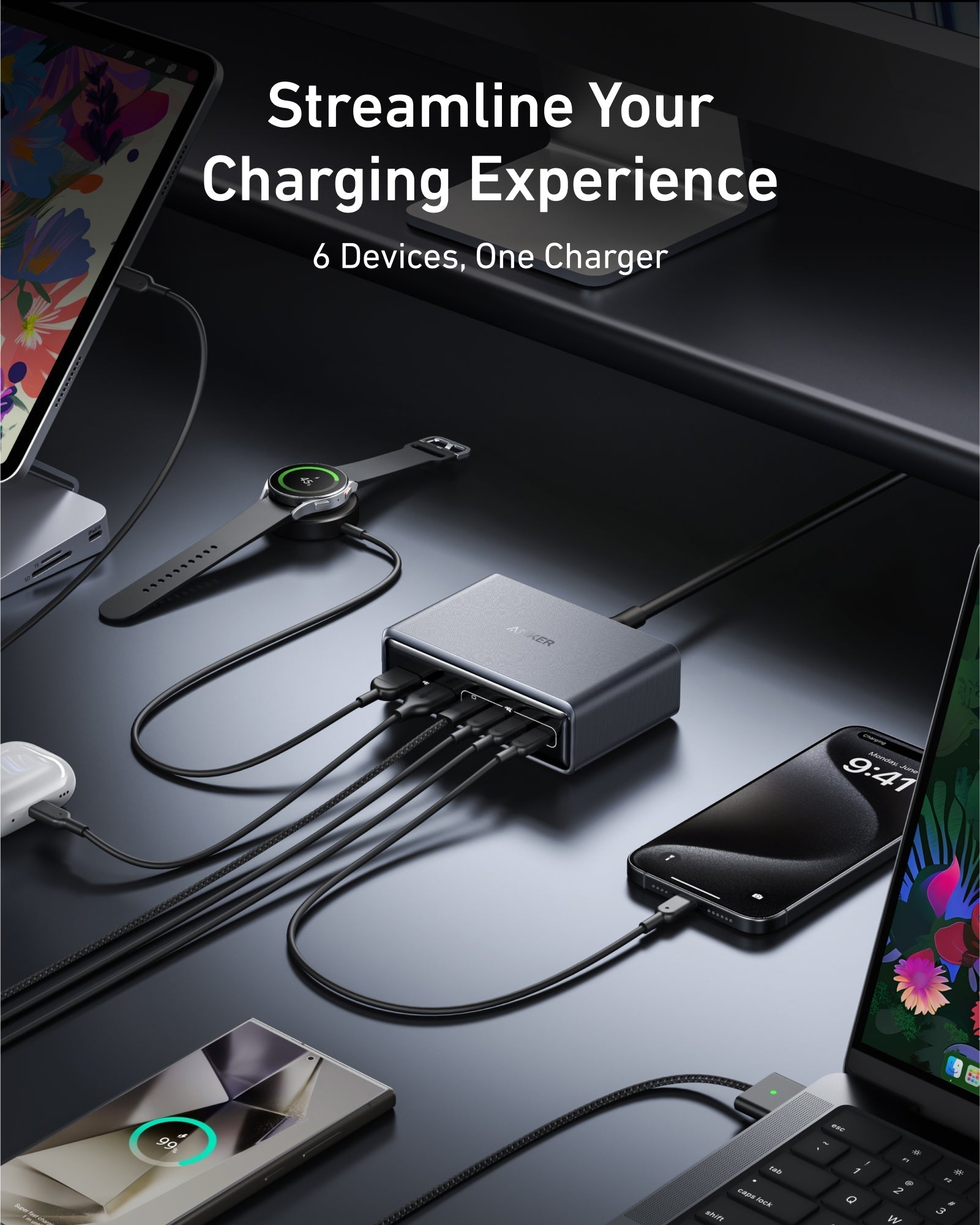 Prime Charger (200W, 6 Ports, GaN) W4