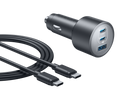 Nano Car Charger (167.5W, 3 Ports) M3