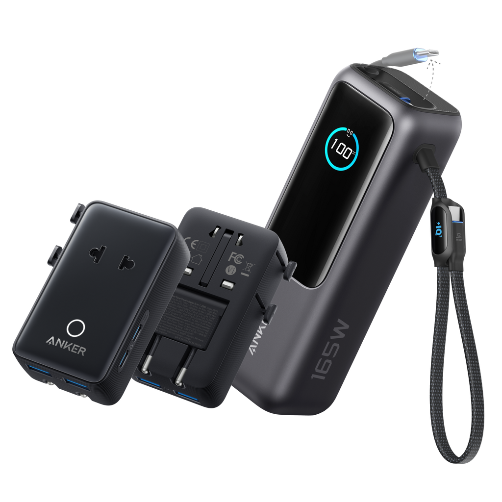 Laptop Power Bank (25K, 165W, Built-In and Retractable Cables) Y4