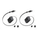 Nano Charger (35W, Built-In Retractable USB-C Cable) —2- Pack E8
