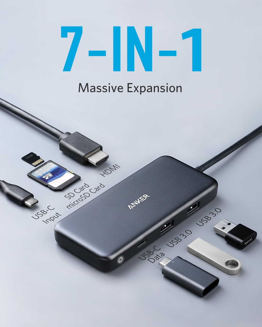 341 USB-C Hub (7-in-1) K4