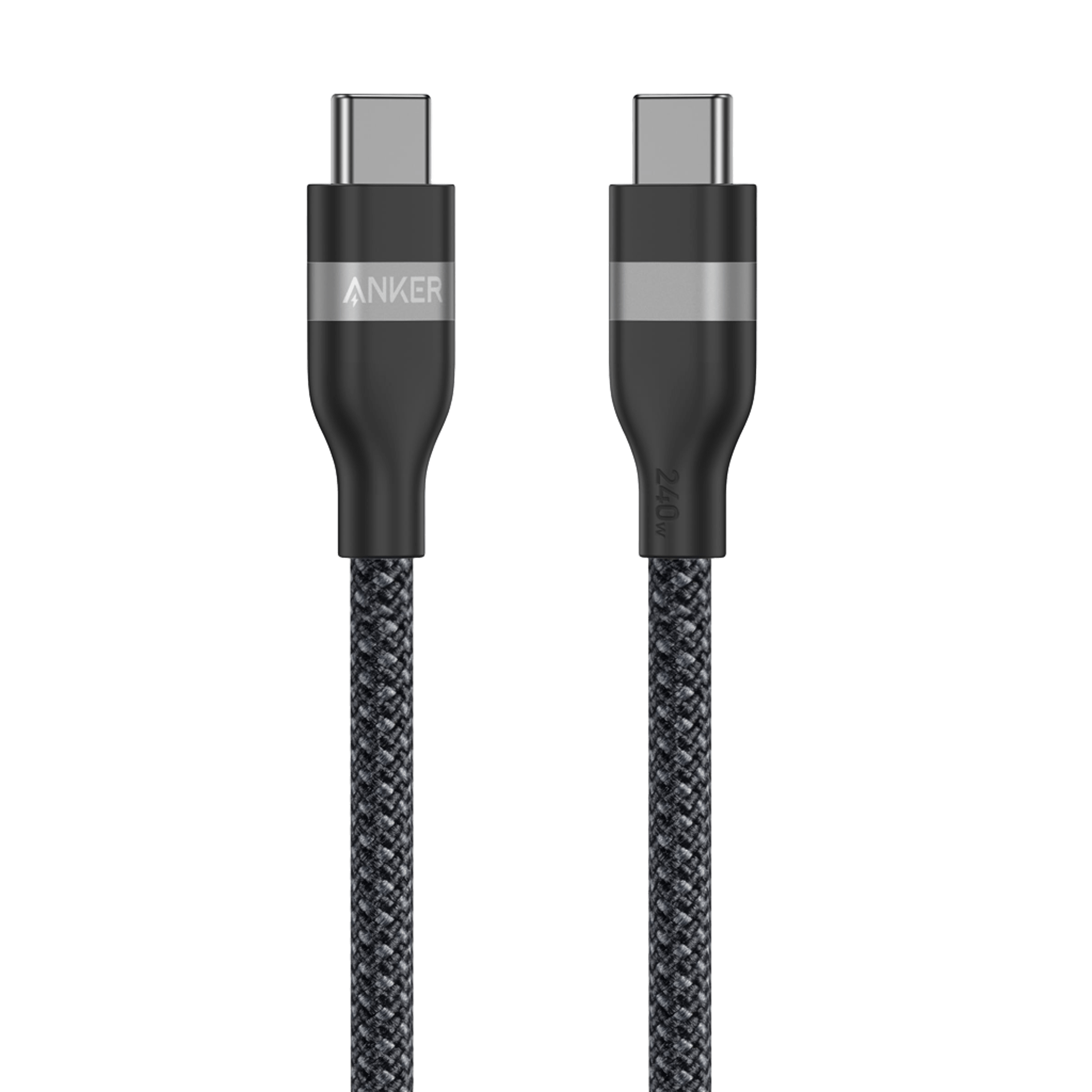 USB-C to USB-C Cable (3 ft / 6 ft, 240W, Upcycled-Braided) E6