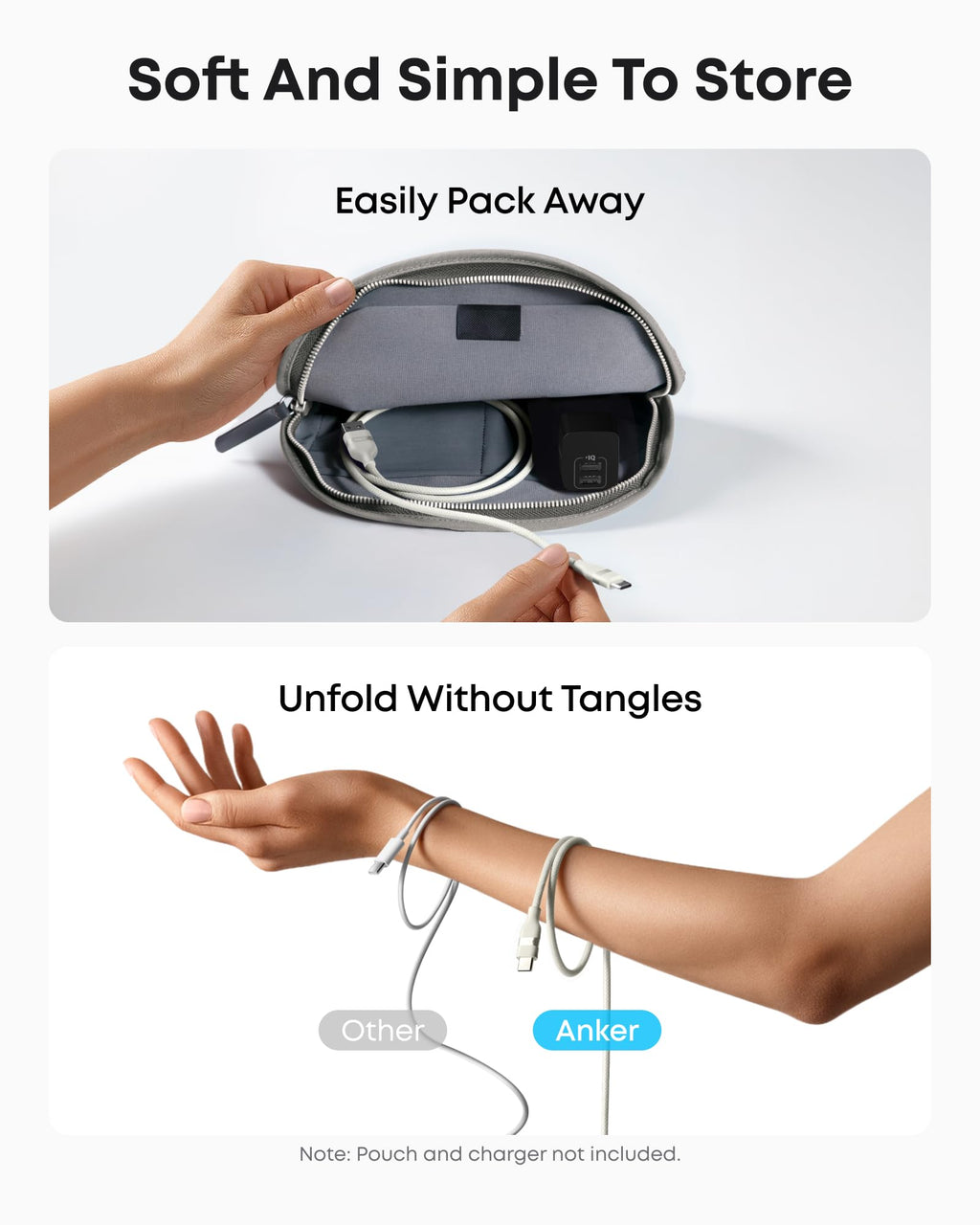 USB-A to USB-C Cable (3 ft / 6 ft, Upcycled-Braided) G9