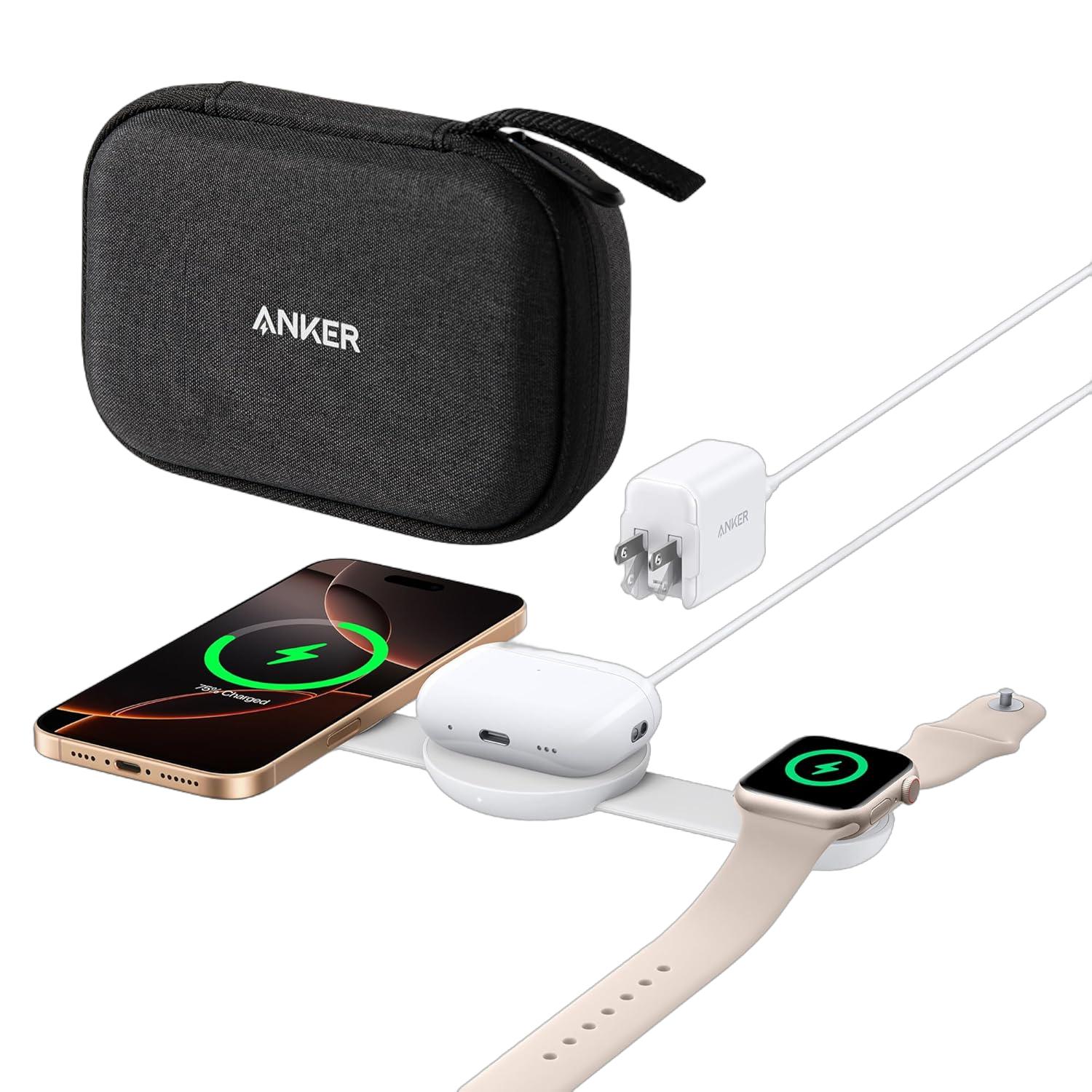 MagGo Wireless Charging Station (3-in-1, Foldable Pad) Z2